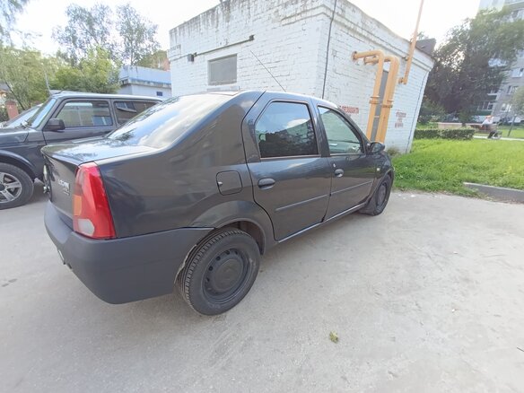 2009 Renault Logan I, чёрный, 345000 рублей - вид 5