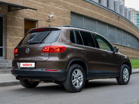 2014 Volkswagen Tiguan I Рестайлинг, коричневый, 1590000 рублей, вид 3