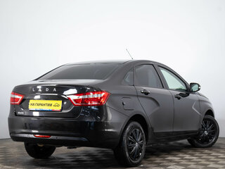 2016 Lada (ВАЗ) Vesta I, чёрный, 729000 рублей, вид 4