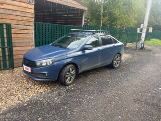 2017 Lada (ВАЗ) Vesta I, синий, 560000 рублей, вид 3