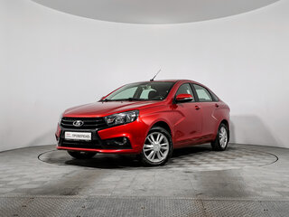 2016 Lada (ВАЗ) Vesta I, красный, 787900 рублей, вид 1