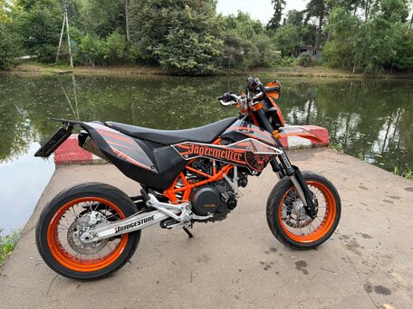 2012 KTM 690 SMC R, чёрный, 525000 рублей, вид 5
