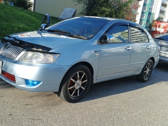 2004 Toyota Corolla IX (E120, E130), голубой, 470000 рублей - вид 6