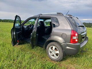 2007 Hyundai Tucson I, серый, 830000 рублей, вид 4