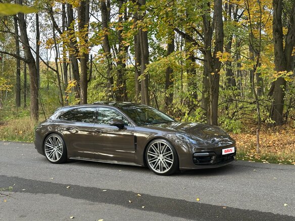 2021 Porsche Panamera 4S E-Hybrid Sport Turismo II Рестайлинг, коричневый, 11200000 рублей - вид 12