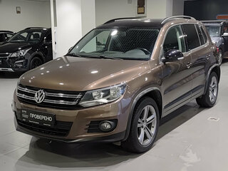 2016 Volkswagen Tiguan I Рестайлинг, коричневый, 1343000 рублей, вид 1