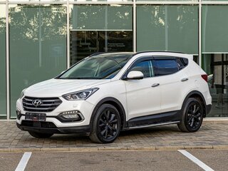 2017 Hyundai Santa Fe III Рестайлинг, белый, 1855000 рублей, вид 1