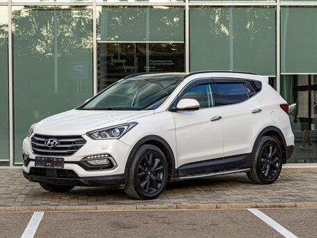 2017 Hyundai Santa Fe III Рестайлинг, белый, 1855000 рублей, вид 1