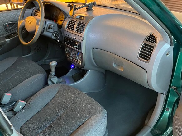 2003 Hyundai Accent II, зелёный, 300000 рублей - вид 16