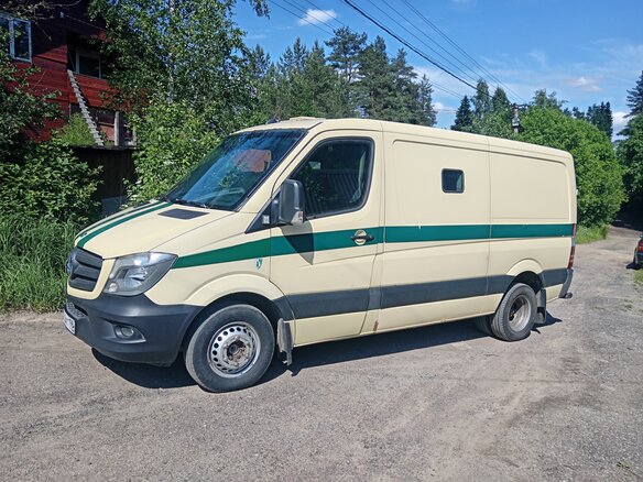 2014 Mercedes-Benz Sprinter, жёлтый, 3200000 рублей - вид 1