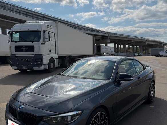 2018 BMW 4 серии 440i F32/F33/F36 Рестайлинг, серый, 3950000 рублей