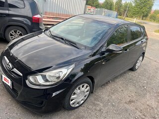 2011 Hyundai Solaris I, чёрный, 600000 рублей, вид 1