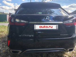 2016 Lexus RX 200t IV, чёрный, 3750000 рублей, вид 3