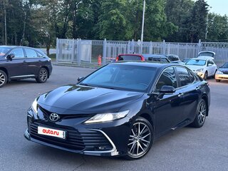 2021 Toyota Camry VIII (XV70) Рестайлинг, чёрный, 1900000 рублей, вид 2