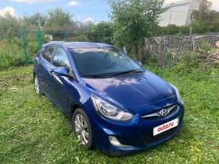 2012 Hyundai Solaris I, синий, 720000 рублей, вид 3
