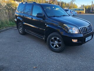 2007 Toyota Land Cruiser Prado 5-speed 120 Series Рестайлинг, чёрный, 1750000 рублей, вид 4