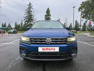 2018 Volkswagen Tiguan II, синий, 1610000 рублей, вид 2