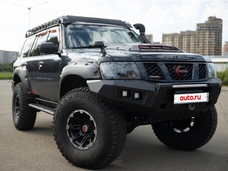 2008 Nissan Patrol V (Y61) Рестайлинг, чёрный, 4900000 рублей, вид 3