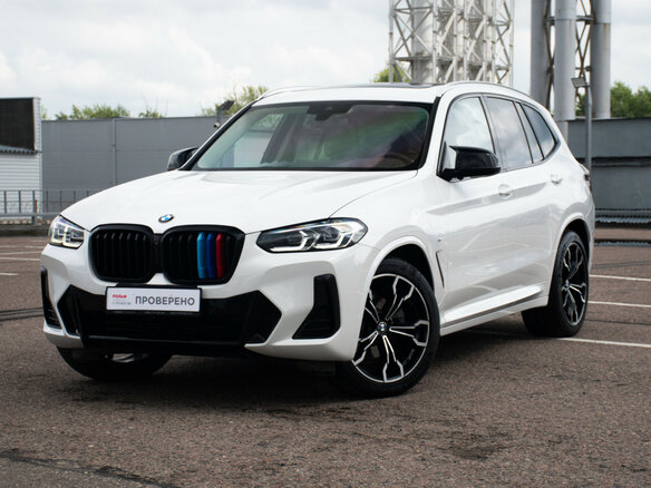 2021 BMW X3 20i xDrive III (G01) Рестайлинг, белый