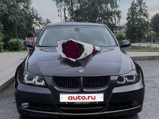 2007 BMW 3 серии 325xi V (E90/E91/E92/E93), чёрный, 1400000 рублей, вид 2