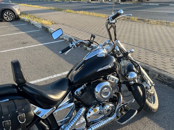 1996 Yamaha XVS400 Drag Star, чёрный, 360000 рублей - вид 13