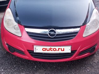 2007 Opel Corsa D, красный, 265000 рублей, вид 1