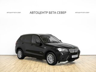 2013 BMW X3 28i xDrive II (F25), чёрный, 1699000 рублей, вид 2