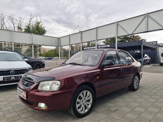 2007 Hyundai Accent ТагАЗ II, красный, 460000 рублей, вид 3