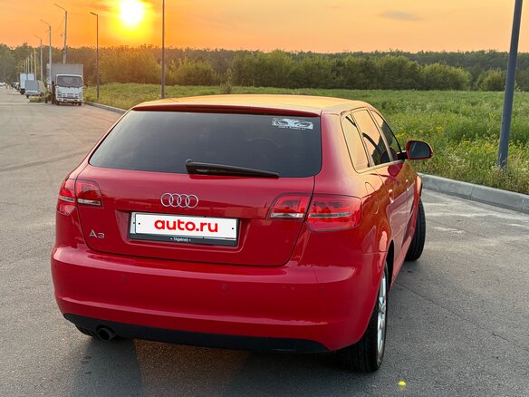 2009 Audi A3 II (8P) Рестайлинг 2, красный, 859000 рублей - вид 6