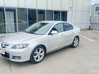 2008 Mazda 3 I (BK) Рестайлинг, серебристый, 629000 рублей, вид 1