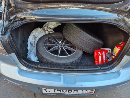 2008 Mazda 3 I (BK) Рестайлинг, серый, 645000 рублей, вид 5