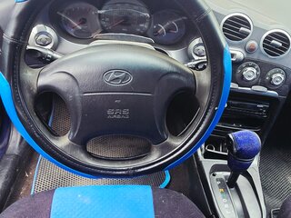 2001 Hyundai Tiburon I (RD) Рестайлинг, синий, 299000 рублей, вид 5