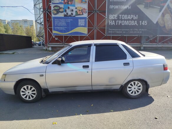 2004 Lada (ВАЗ) 2110, серебристый, 120000 рублей - вид 2