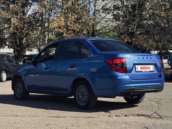 2020 Lada (ВАЗ) Granta I Рестайлинг, синий - вид 3