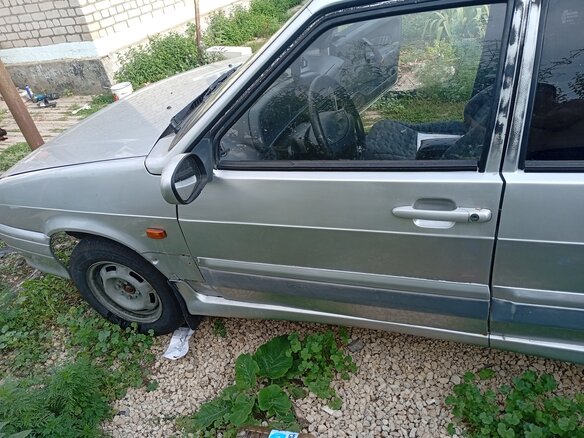 2001 Lada (ВАЗ) 2115, серебристый, 90000 рублей - вид 6