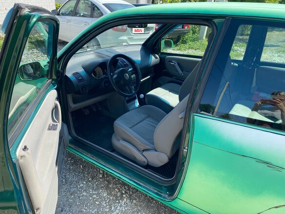 1999 Volkswagen Lupo, зелёный, 360000 рублей - вид 8