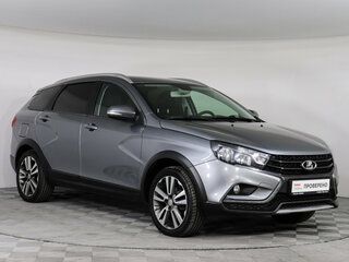 2019 Lada (ВАЗ) Vesta SW I, серый, 1217000 рублей, вид 3