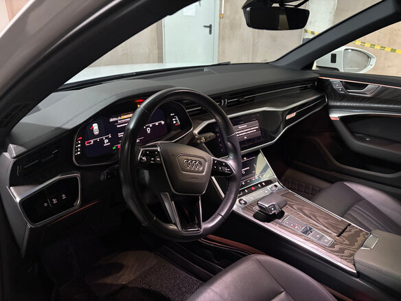 2021 Audi A6 45 TFSI V (C8), белый, 4800000 рублей - вид 6