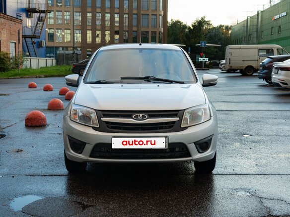 2016 Lada (ВАЗ) Granta I, серебристый, 500000 рублей - вид 7