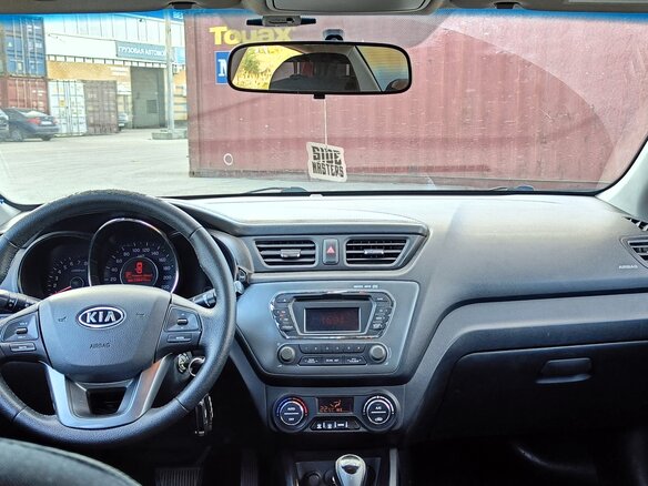 2012 Kia Rio 4-speed III, красный, 640000 рублей - вид 16