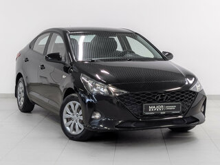 2021 Hyundai Solaris II Рестайлинг, чёрный, 1475000 рублей, вид 3