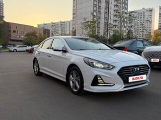 2017 Hyundai Sonata VII (LF) Рестайлинг, белый, 1649999 рублей, вид 4