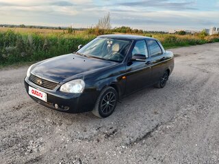 2008 Lada (ВАЗ) Priora I, чёрный, 195000 рублей, вид 1