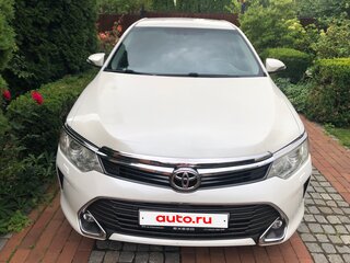 2016 Toyota Camry VII (XV50) Рестайлинг, белый, 2050000 рублей, вид 1