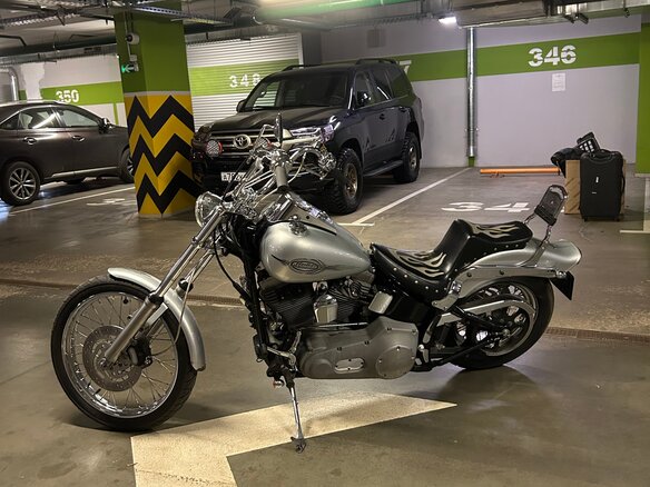 2004 Harley-Davidson Softail Standard, серебристый, 720000 рублей - вид 10
