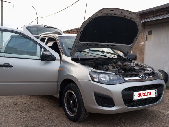 2015 Lada (ВАЗ) Kalina II, серебристый - вид 8