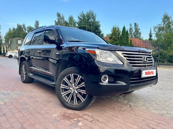 2008 Lexus LX 570 III, чёрный