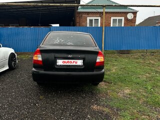 2008 Hyundai Accent ТагАЗ II, чёрный, 550000 рублей, вид 4