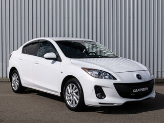 2013 Mazda 3 II (BL) Рестайлинг, белый, 1149000 рублей, вид 1
