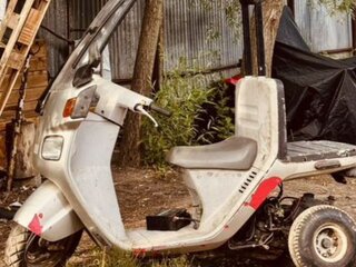 2005 Honda Gyro, серебристый, 42000 рублей, вид 1